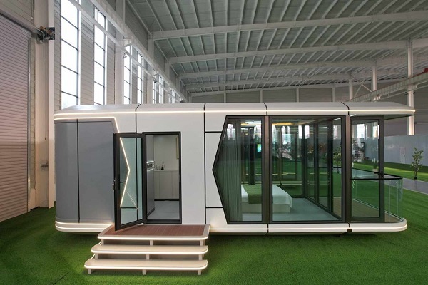 Productie van capsulehuizen