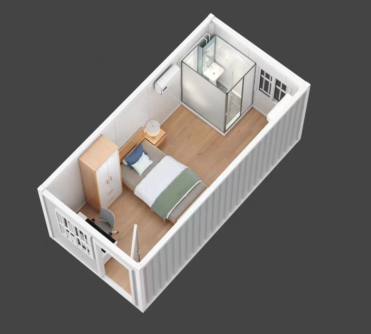 Krijgt het opvouwbare containerhuis momentum in de woningbouwsector?