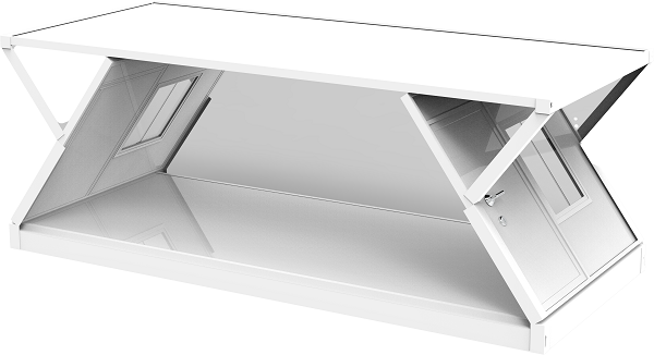 Wint het momentum van opvouwbare containerhuizen van het Z-type in de bouwsector?